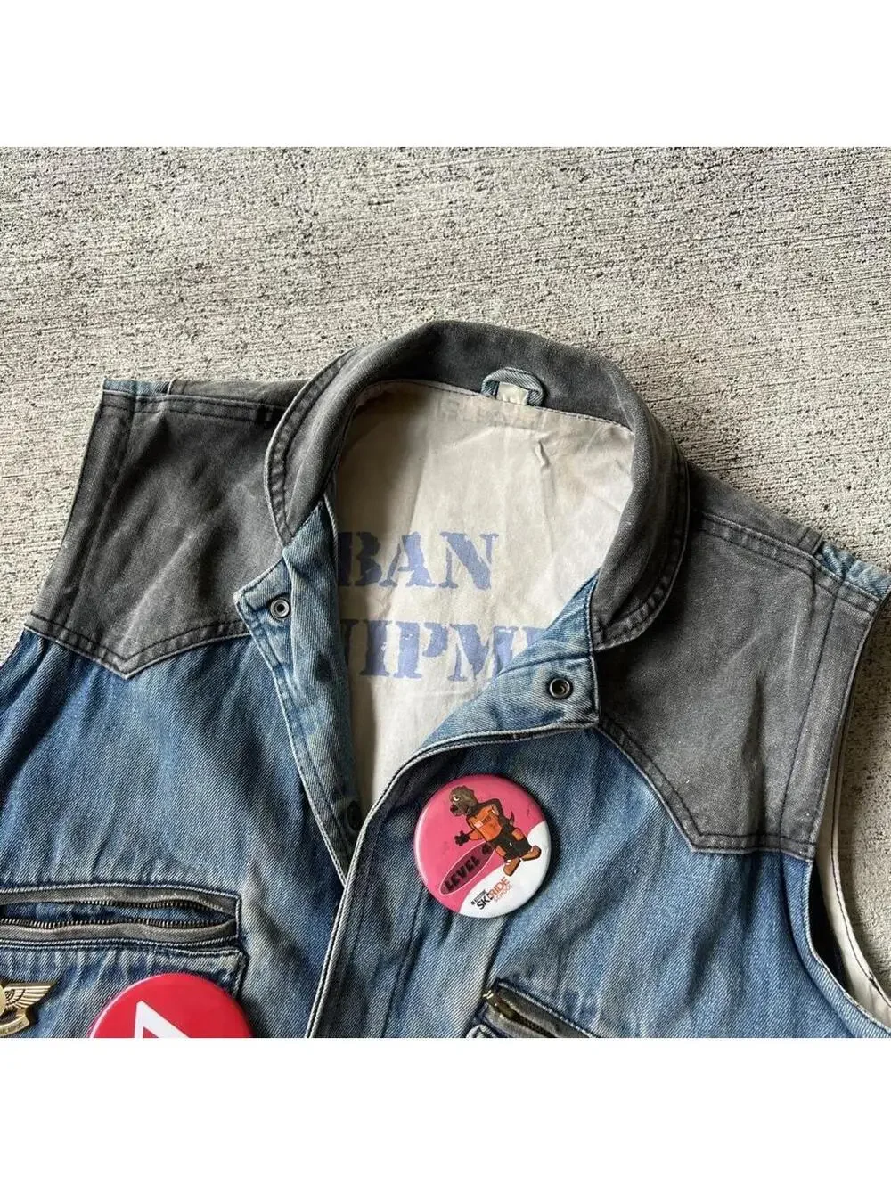 90s Denim Vest